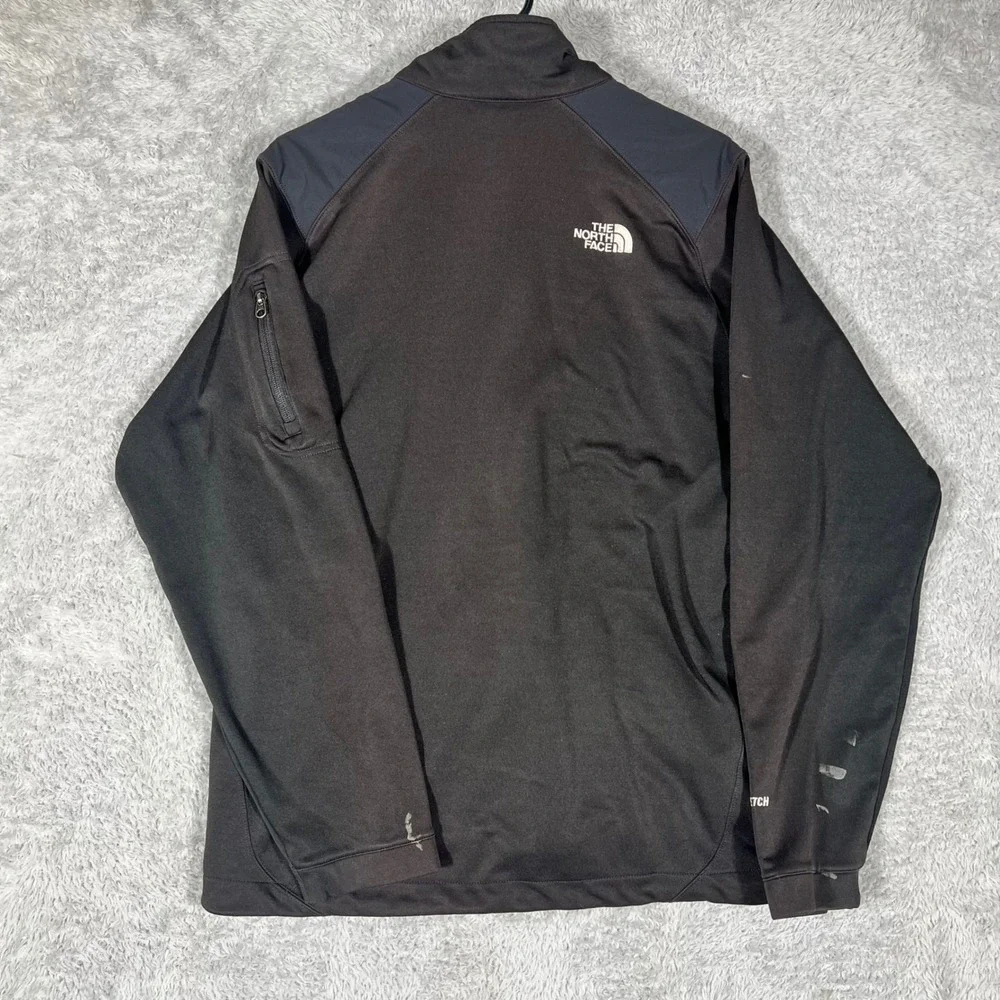 The North Face TKA Stretch Full Zip Jacket Mens Black Lightweight Activewear
